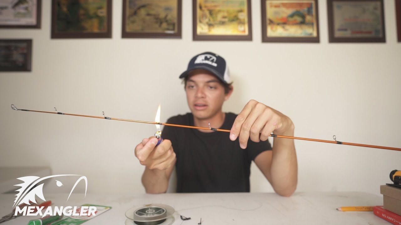 COMO REPARAR CAÑA DE PESCA (FÁCIL Y RÁPIDO)