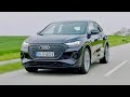 New AUDI Q4 e-tron Sportback 2022 - DRIVING, exterior & interior details (Aurora Violet)