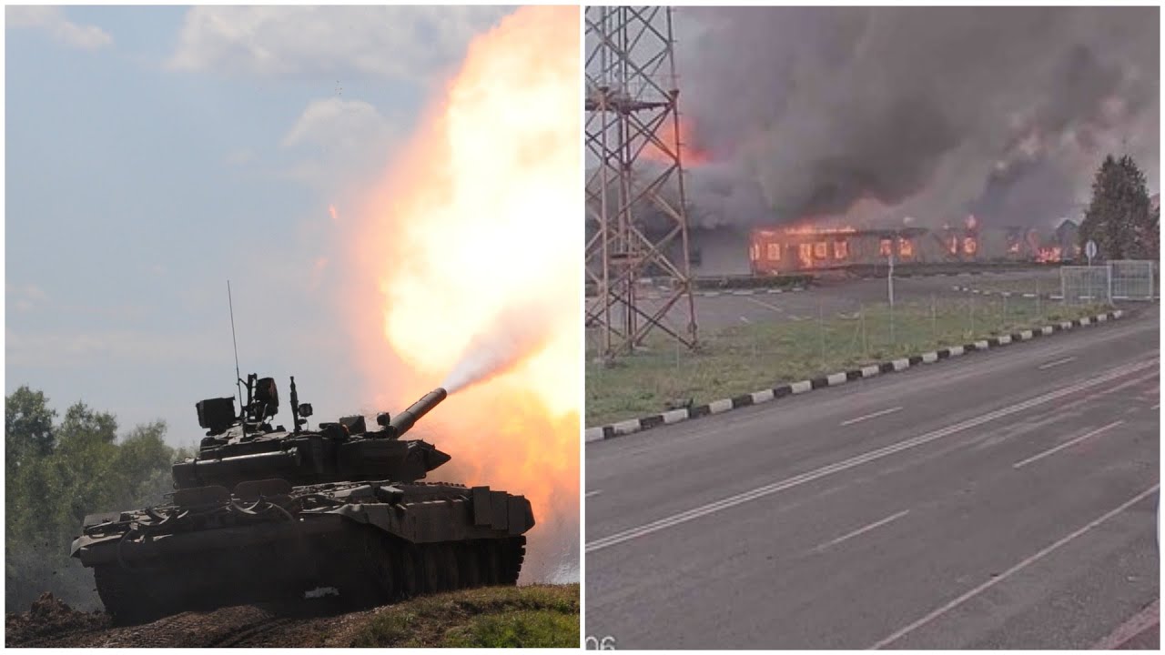 Последние новости про войну белгорода. Колонна танков под Белгородом. Танки в Белгороде. Расстреливает беспилотники из танка.
