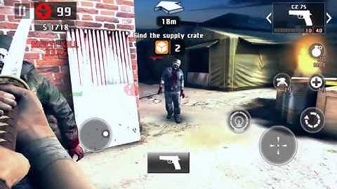 Dead Trigger 2 / Exploding funny Sentry-Turret in the ending