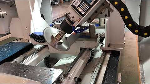 7000mm Aluminium Profile 4 Axis CNC Milling Centre, 4 Axis CNC Machining Centre for Alu Extrusions