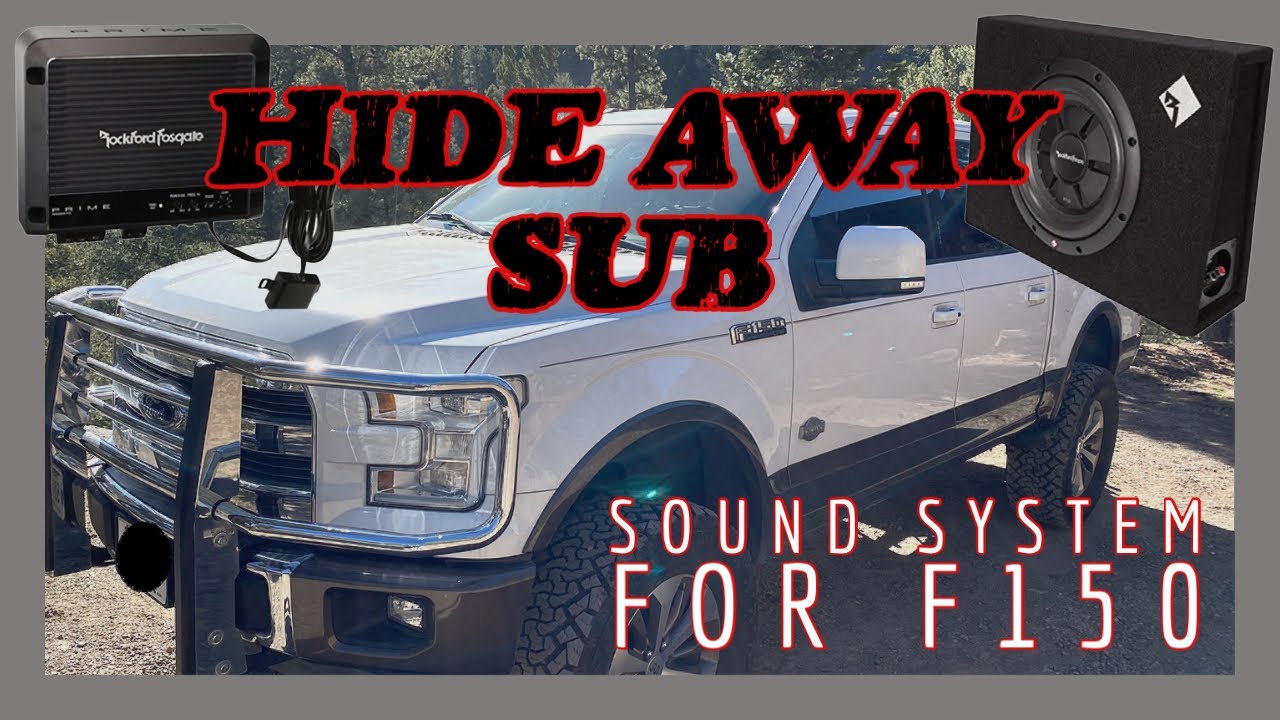 F150 Bass Too Loud? Rockford Fosgate Amp and Sub YouTube