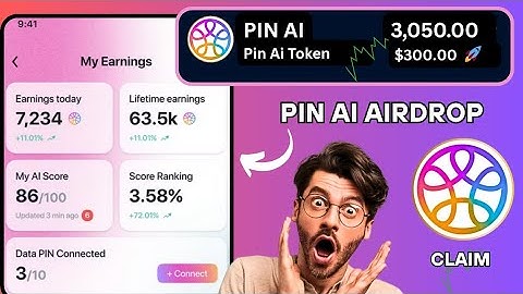 📆 PIN AI Airdrop Withdrawal Date Revealed! | How to Connect Wallet & Claim $PIN