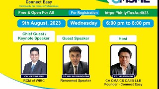 Special Webinar on Reporting for Tax Audit in 3CD