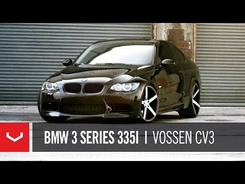 BMW 3 Series 335i on 20" Vossen VVS-CV3 Concave Wheels / Rims