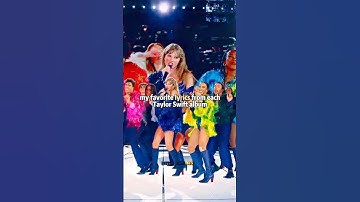 My Favorite Lyrics From Each Taylor Swift Album | Glitched Swiftie | #shorts #taylorswift #fyp #pop