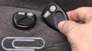 How to Program or Reprogram Car Remote Chevy Buick Cadillac Key Fob