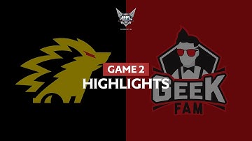 Game Highlight | Geek Fam VS ONIC Esports | MPL ID S6 Week 8 Day 2 | Game 2