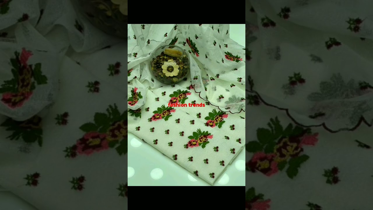 latest summer cross stitch dress 