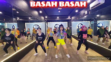 Basah Basah by Tuti Wibowo | senam kreasi | dangdut | zumba | lilac