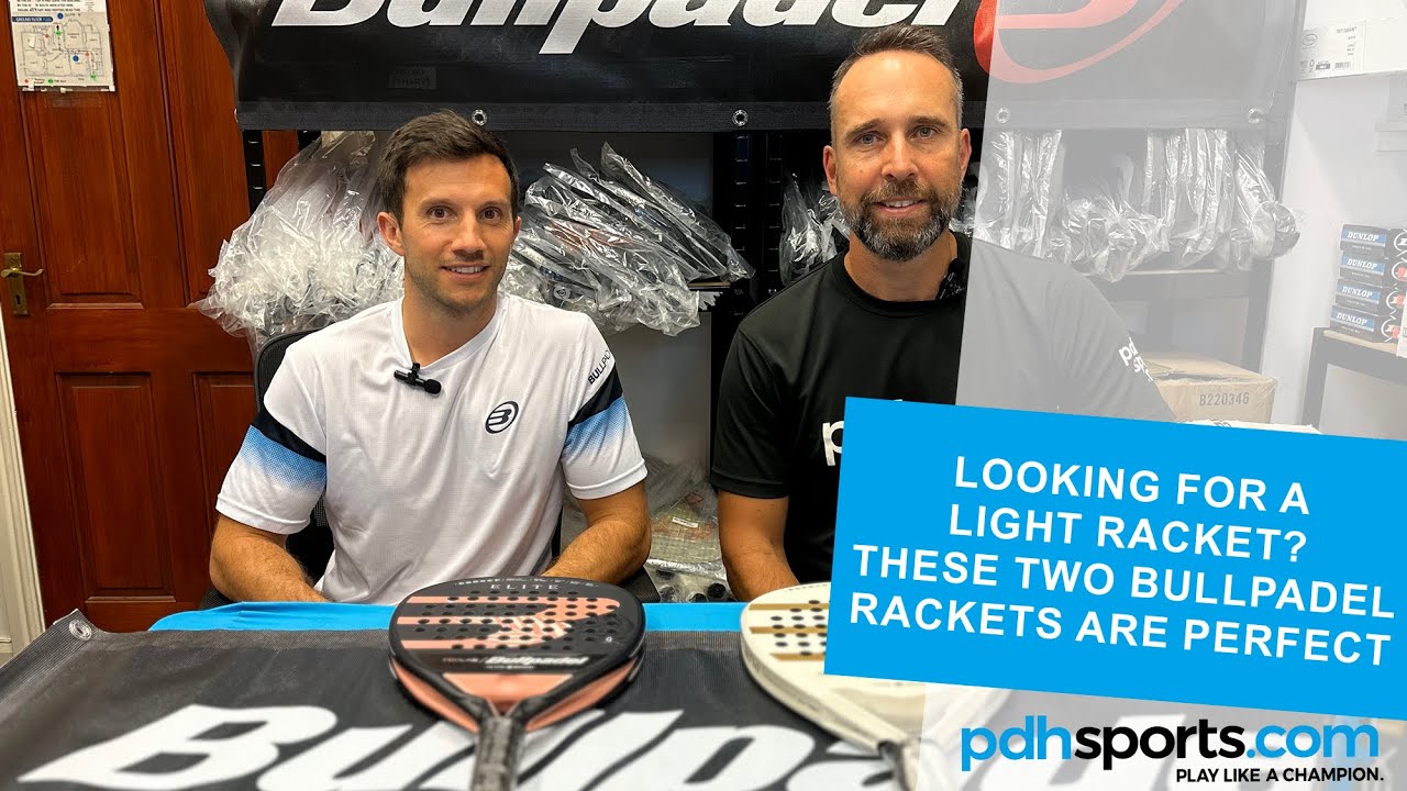 The best lightweight Bullpadel padel rackets. Review by pdhsports.com with Bullpadel