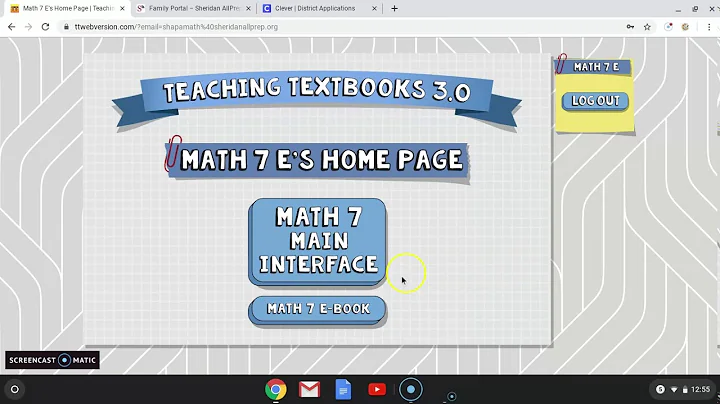 Teaching Textbook Login