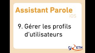 9 Gérer Les Profils Dutilisateurs