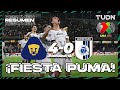 U.N.A.M. Pumas G.B. Queretaro goals and highlights