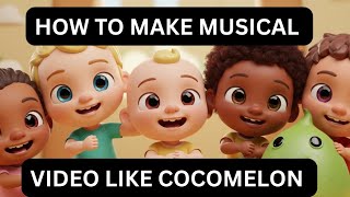 HOW TO CREATE CARTOON MUSICAL VIDEO LIKE COCOMELON USING AI screenshot 1