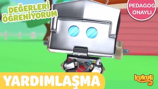 Robot Misafir - Yardimlaşma | Kukuli Ile Değerleri Öğreniyorum | Pedagog Onaylı Çizgi Film