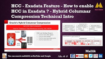 HCC - Exadata Feature - How to enable HCC in Exadata ? - Hybrid Columnar Compression Technical Intro