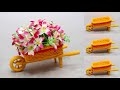 DIY Rope Flower Vase Ideas | Best Waste | Vas Bunga dari Kotak Plastik Sekali Pakai