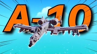 Building the A-10 Warthog and using it in 'PUBLIC' Servers! | Trailmakers