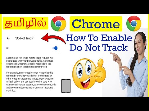 How to Enable Do Not Track Mode in Google Chrome Mobile Tamil | VividTech