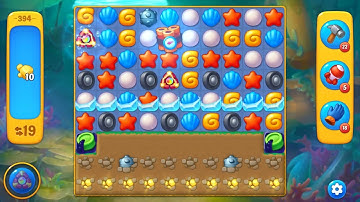 Fishdom 🐠🐟 Level 394 - ALL BOOSTERS GAMEPLAY