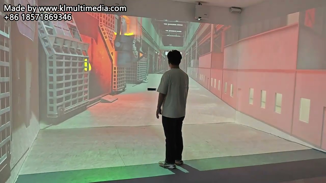 Immersive Room Body Sensor Interactive used on projection | Kinect developers