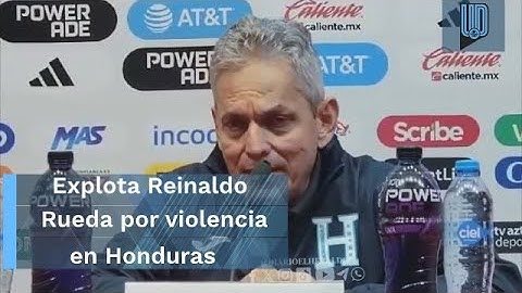 Reinaldo Rueda, técnico de Honduras, explota tras lo sucedido con Javier Aguirre en San Pedro Sula