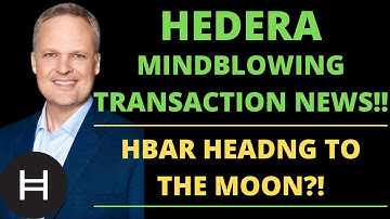 Hedera Hashgraph (HBAR) Stunning HBAR Transaction News & Amazing News For All HBAR Holders!!!