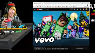 KREEKCRAFT REACTS TO KREEKY THE MUSICAL VOL 3 (A RED NINJA MUSIC VIDEO) | ROBLOX PIGGY ANIMATION