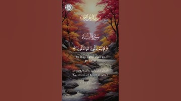 بسم الله الرحمن الرحيم  🌿  تلاوة ماتيسر من سورة النساء الاية 104🕌
