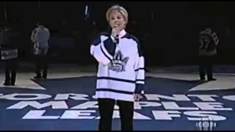 The Maple Leaf Forever ~ Anne Murray Last Game at ...