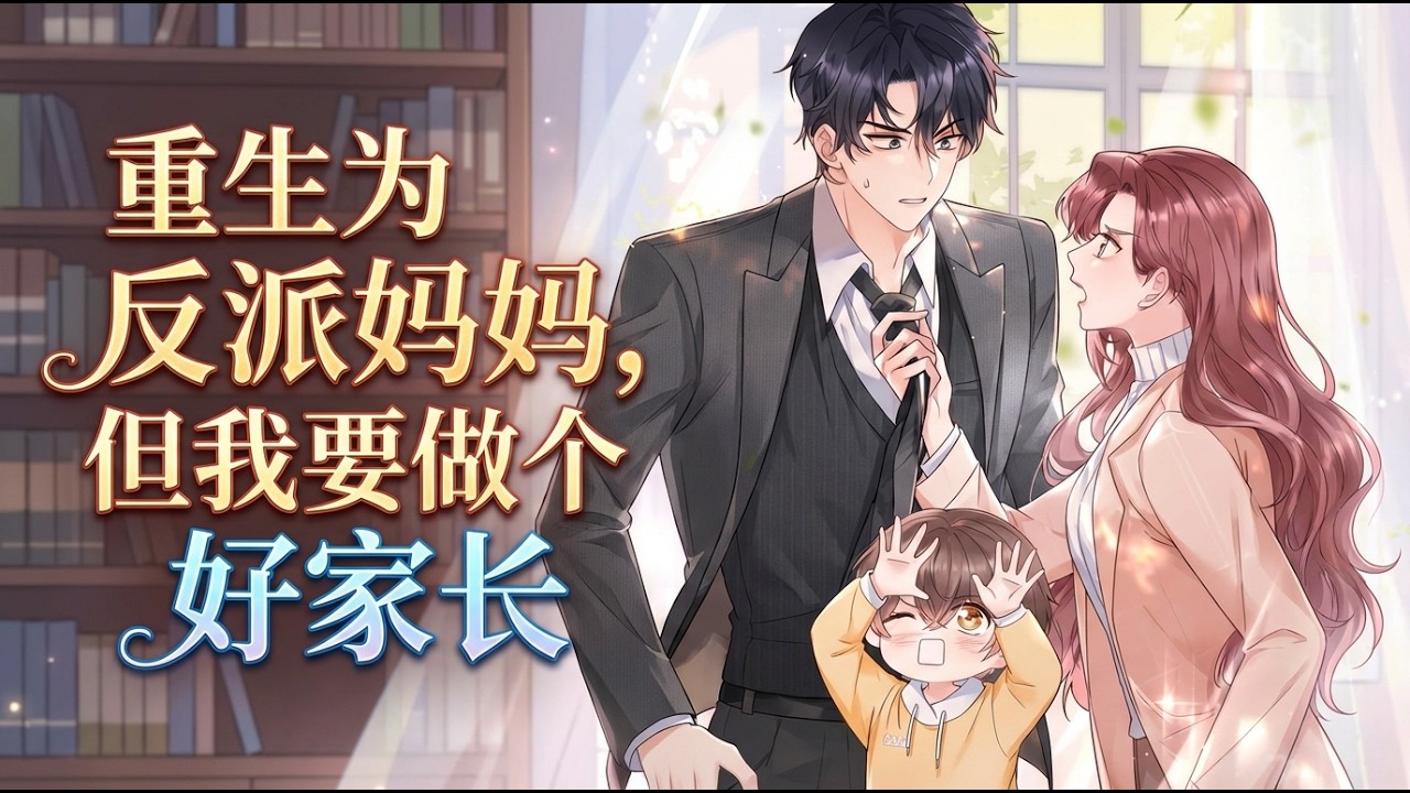 《重生为反派妈妈，但我要做个好家长》🔥穿进继母继女互撕的狗血文，竟变身恶女单亲妈？带娃围观豪门大戏，这瓜真香！ #日漫 #穿越 #恶女 #养娃