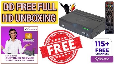 Catvision New Version Free Setup Box Unboxing And Review | DD FREE Dish With MPEG4 Setup Box Review