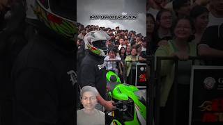 #cutegirls #publicreaction🤯 #kawasakizx10r #superbike #subscribe