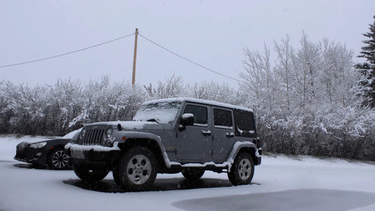 Jeep Snowing Time Lapse - YouTube