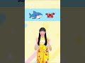 どっちがはやい？🐟🦀【知育・スピード・かたち】 #キッズ #shorts