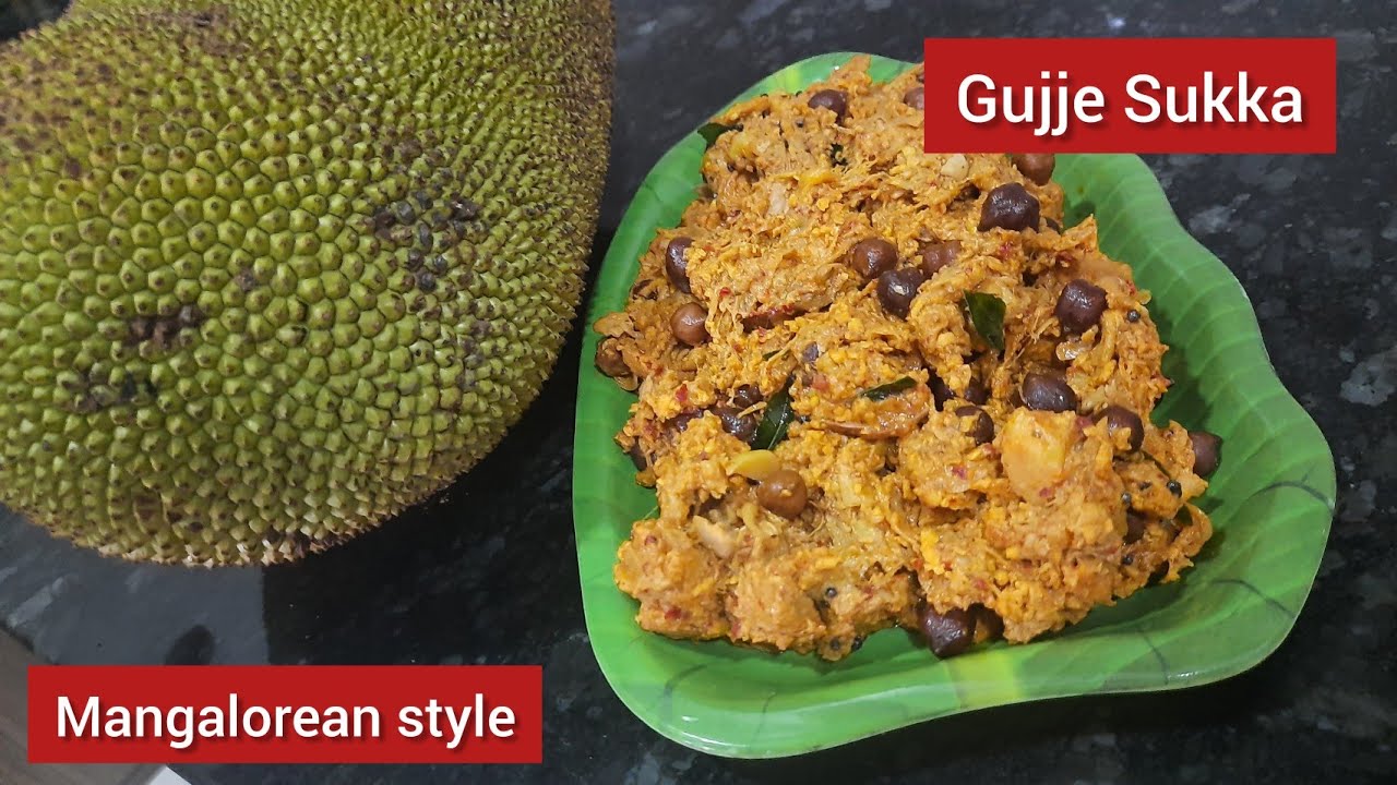 Kadle / Gujje Sukka Mangalorean style | Raw Jackfruit Chana  Masala | Kathal Masala