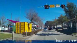 Driving To Forest Park Lawndale Cemetery I-10 E Jensen Wayside - Houston, TX Dashcam Video