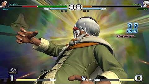 Luong vs Chin Gentsai - The King of Fighters XIV Combos KOF 14