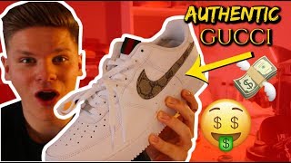 DIY: GUCCI, LOUIS VUITTON, BAPE YOUR SHOES USING A SNEAKAL! NO FABRIC,  SEWING, PAINTING REQUIRED 