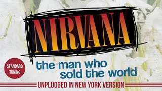 Nirvana - The Man Who Sold The World (MTV Unplugged version - guitar backing track standard tuning E chords