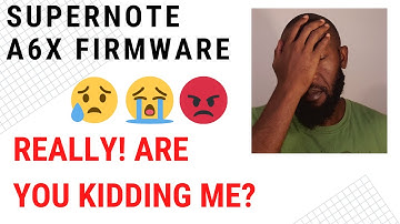 Supernote A6X Firmware Update 1.01(077) - I