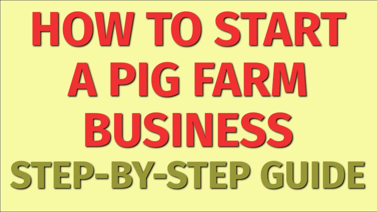 small piggery business plan pdf