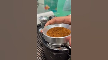 POV- How to make espresso at home ☕ #coffee #espresso #shorts #coffeelovers
