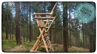 Jagd/Hochsitzbau, Scherensitz Wild auf Wald 🔨