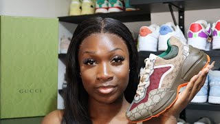 Gucci GG Rhyton detailed review (luxury unbox, sizing & on foot) | Mins Pie