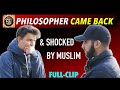 Philosopher came back  shocked by muhammed ali speakers corner
