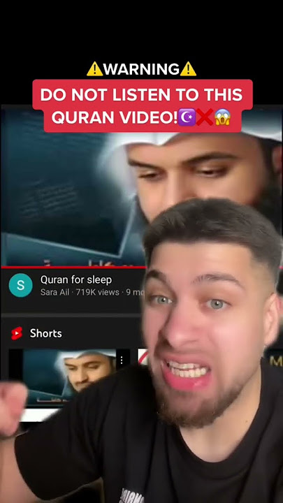 DO NOT Listen To This QURAN VIDEO!☪️😱❌ #islam #muslim #quran #blackmagic #shorts