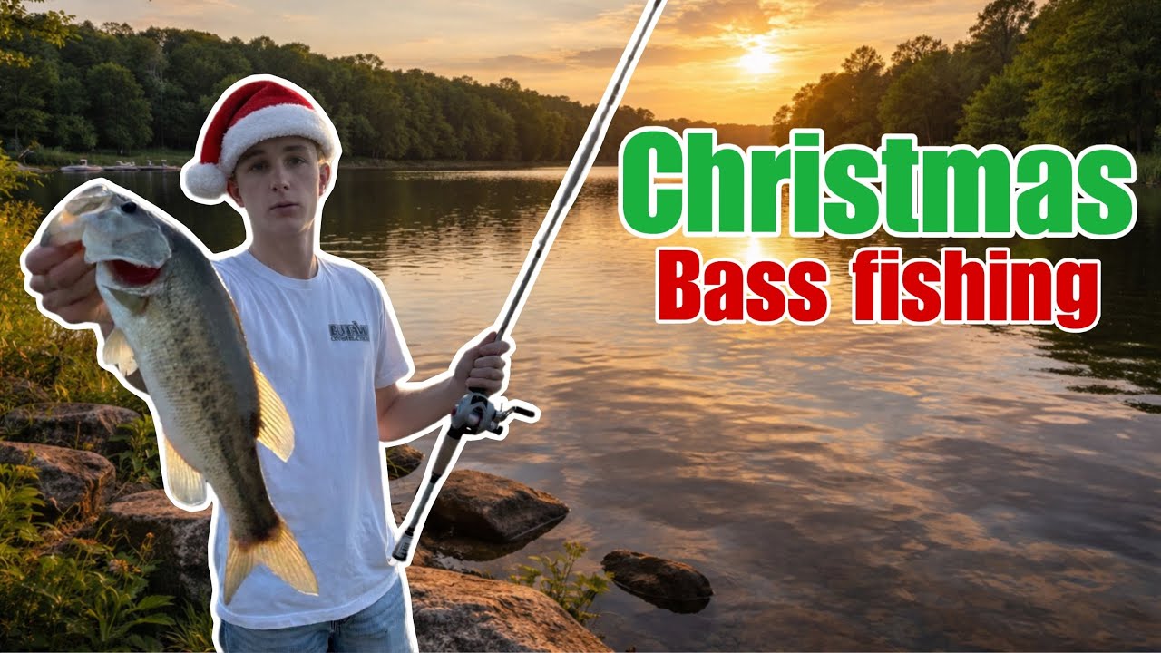 Christmas bass fishing