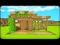 Minecraft : Wooden Modern House (Tutorial) | How to build cool wooden modern house in minecraft